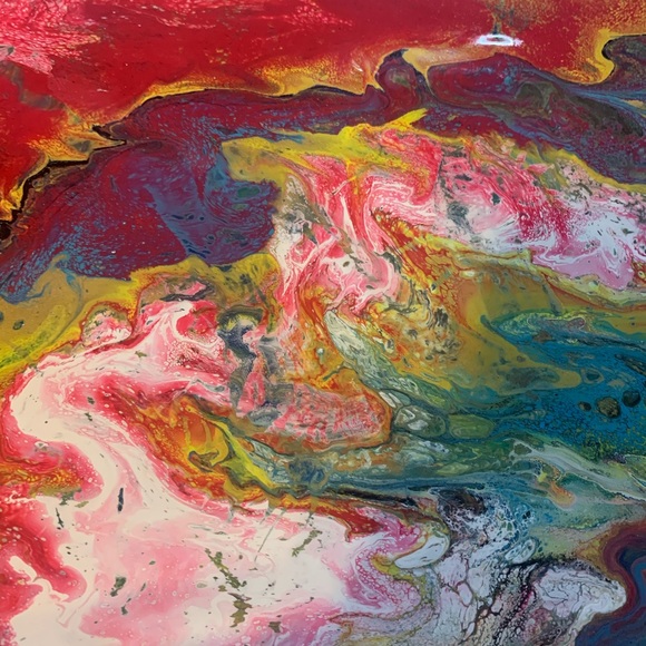 Custom painted artwork canvas